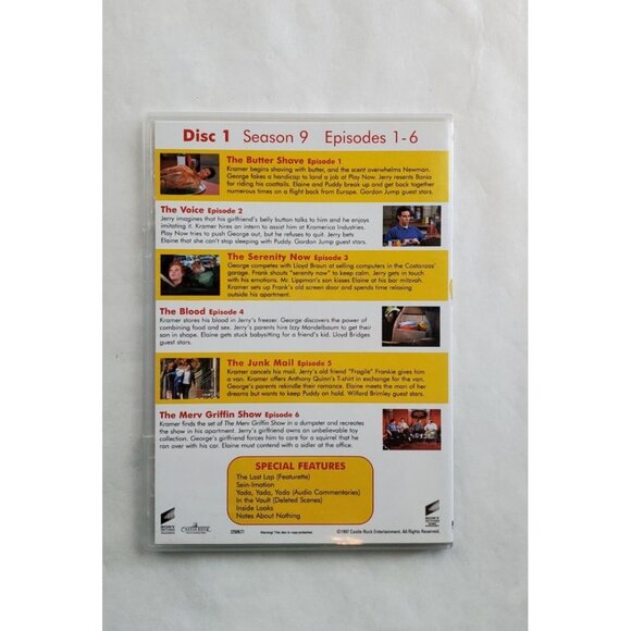 Seinfeld Season 9 Volume 8 DVD 2007 with Slipcover - READ! - Picture 7 of 16